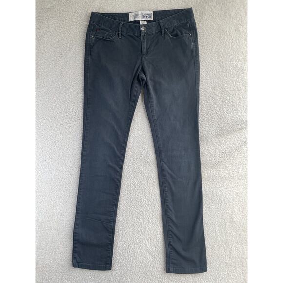 Converse Jeans Womens sz 6 One Star Stretch Skinny Black Low rise Skater - Picture 1 of 14